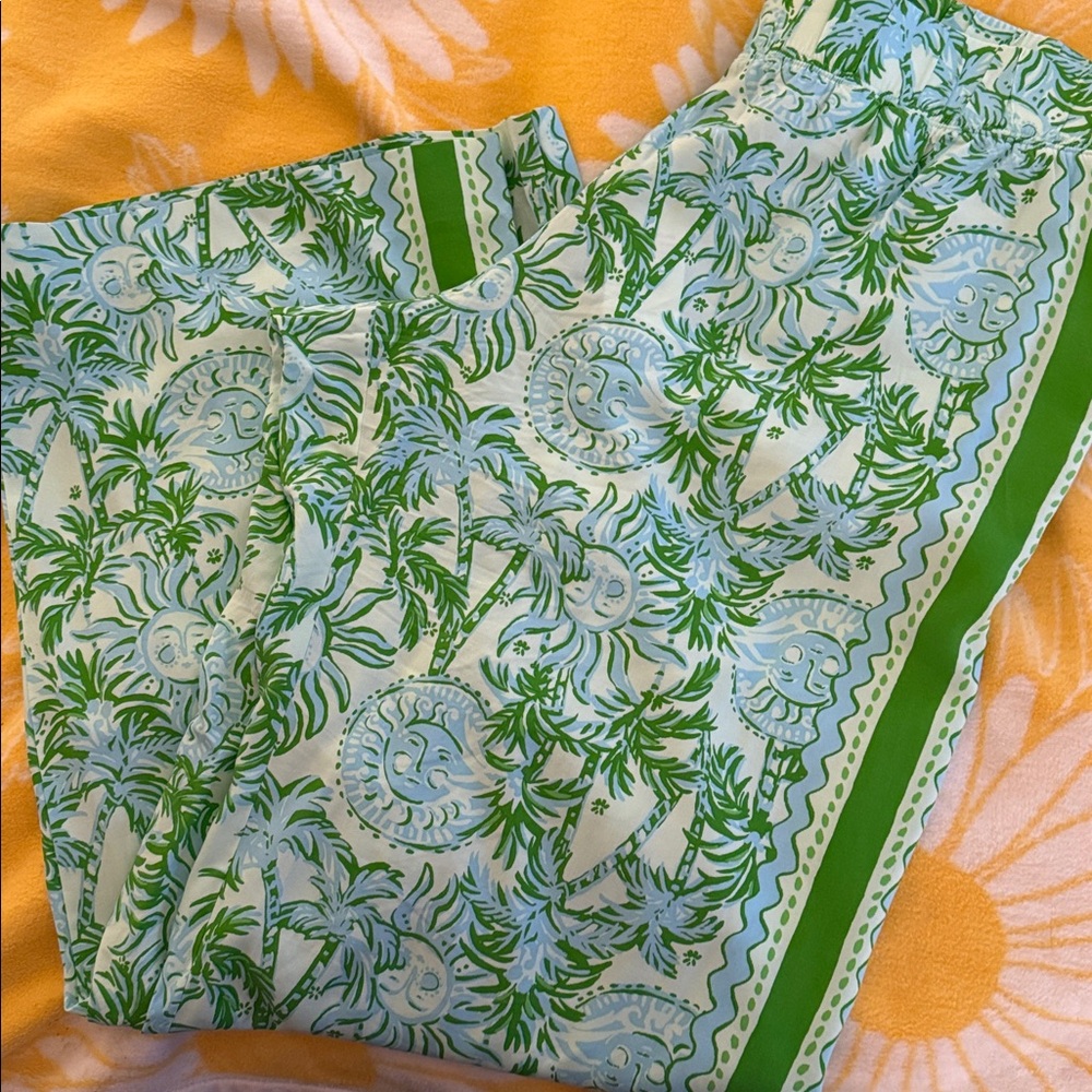 Lilly Pulitzer Bal Harbour Palazzo Pant - Catchin Rays - Picture 4 of 10